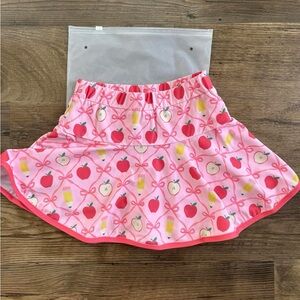Smocked Sweets Apple Skort